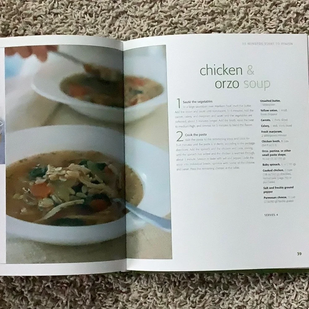 Williams-Sonoma Weeknight and Seafood hardback cookbooks bundle of 2